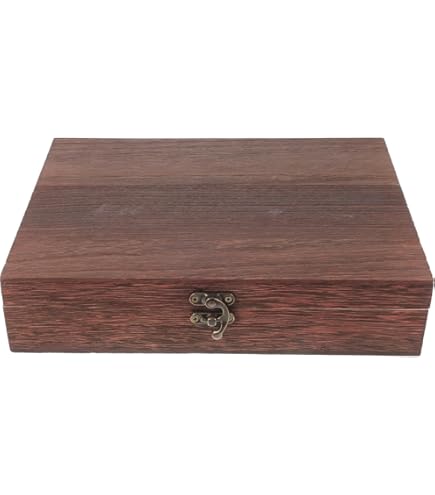 Amazon.co.jp: 木と革の宝箱、魔女ボックス、ヴィンテージトランク装飾