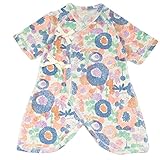 （オーシャンアンドグラウンド）Ocean＆Groundコンビ肌着 FLOWER DAYS 60 ピンク