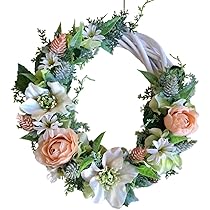 Amazon.co.jp: Lulu's ルルズ 春 リース 造花 アーティフィシャル