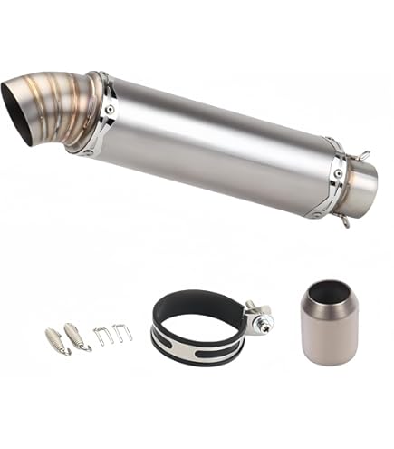 Amazon | Willthinleye スリップオンマフラー バイクサイレンサー 汎用
