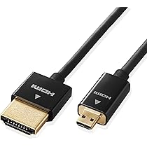 Amazon | エレコム micro HDMI ケーブル 1m 4K × 2K対応 スーパー