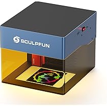 Amazon.co.jp: Luejnbogty iCube Pro Max 10W 彫刻機 スモーク 