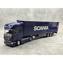 スカニア トラックと青いトレーラー1/50 Amazon.co.jp: 1/50 完成品 for FLOZ for Scania for Topline