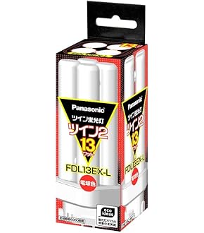 Amazon | 【まとめ 5セット】 PANASONIC ツイン蛍光灯13W電球色