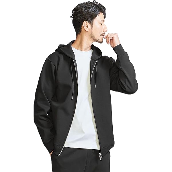 ユナイテッドアローズ ダブルニット ジップブルゾン L WEB限定 WARDROBE SMART】ダブルニット ジップブルゾン