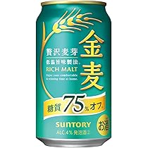 Amazon.co.jp: サントリー 金麦 糖質75%オフ 缶350ml×24本入【×2