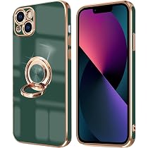 Amazon.co.jp: NPOFR SXMO For iPhone 13 用の ケース リング付き 