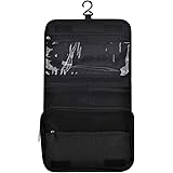 トラベルポーチ 吊り下げ トイレタリーバッグ 化粧ポーチ 洗面用具入れ バスルームポーチ フック付き 折りたたみ コンパクト 出張 海外旅行 男女兼用