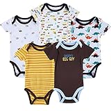 エルフ ベビー(Fairy Baby)ベビーボディスーツ 肌着 半袖 男の子 5枚セット 出産祝い(サイズ：0-3M) セット5