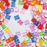 ファイニエ キューブビーズ 6mm 500個 セット ミックス アクセサリー パーツ ハンドメイド ブレスレット 手芸 AP2430