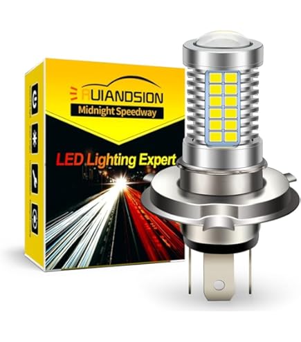 TUINCYN 9012 HIR2 LED Headlight Bulbs - 120W 24,000LM 6000K White, Mini Plug & Play Halogen Replacement