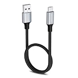 aceyoon USB Type C ケーブル 50cm 短い 4本セット タイプC ケーブル 0.5M 最大3A USB-A to USB-C 50センチ 高耐久ナイロン編み USB-C 機器に対応 USB C Cable