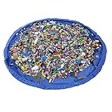 nizzcoおもちゃストレージバッグand Children 's Play Mat , Multi Purpose Kid 'sアクティビティマットandおもちゃオーガナイザー、頑丈なキャンバス素材