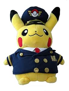 Amazon Co Jp Plush Toy Pilot Pikachu Pokemon Store Narita Airport Store Ver Hobbies