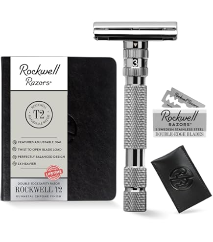 Rockwell Razors 6S Stainless Steel Adjustable Double Edge Safety