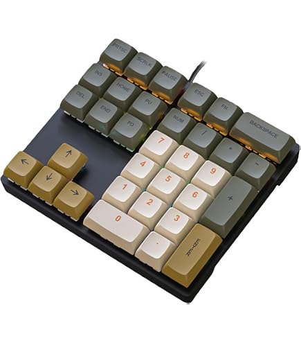 Amazon | Kisnt MF34 有線メカニカルナンバーパッド QMK/VIA