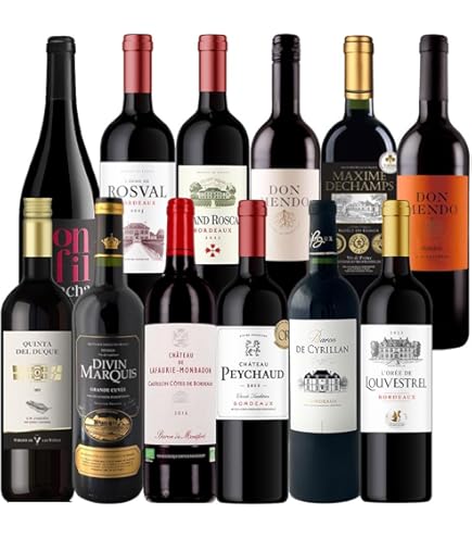 Amazon.co.jp: 赤ワイン 品種別ワイン 飲み比べ5本セット / ワイン