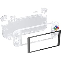 Switchライト本体　カスタム品（クリアブラック） クリアブラックシェル - ブラックアクセント - カスタムスイッチ
