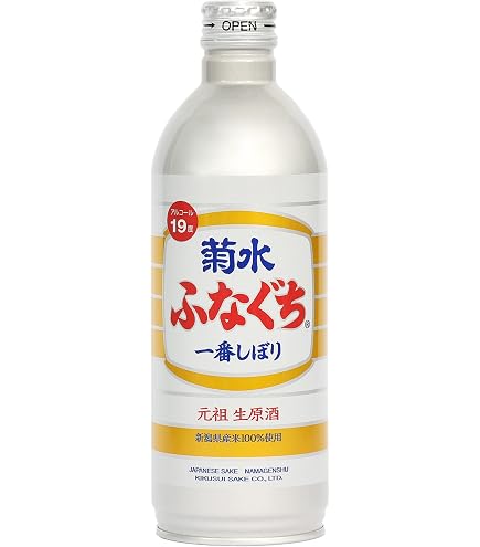 Amazon.co.jp: 菊水 大吟醸生原酒ふなぐち 200ml 缶 30本入 1ケース 大