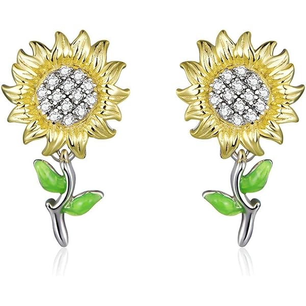 Amazon.co.jp: 【TAKE-UP】[ 誕生花ジュエリー] 8月ヒマワリ