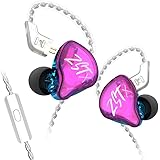 KZ ZSTX (1DD+1BA)ハイブリット型HIFIイヤホン 10mm複合ダイナミックドライバー*1&オリジナル30095バランスドアーマチュアドライバー*1が搭載され アップグレードされたの100芯の高純度銀メッキケーブル リケーブル可能の設計