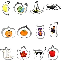 Amazon | クッキー型 ハロウィン 12個セット クッキーカッター