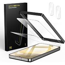 Amazon | Besecou ガラスフィルム Galaxy S24 用 保護フィルム 2枚 +
