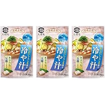 Amazon.co.jp: 【茅乃舎】冷や汁のだしとたれ （1人前×3回分）×2袋