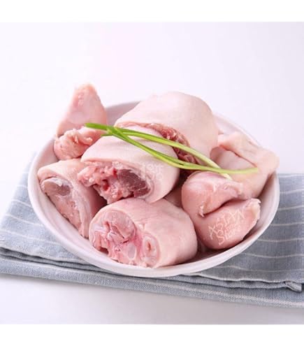 Amazon.co.jp: 冷凍 皮付豚ばら肉 約1kg 前後 帯皮猪肉 皮付豚バラ肉