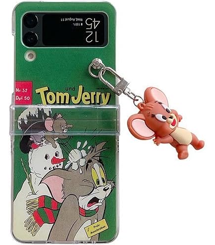 Amazon.co.jp: Galaxy Z Flip4 ケース トムとジェリー