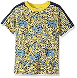 Universal Toddler Boys' Despicable Me Short Sleeve Tee Shirts Yellow Print 2T [並行輸入品]