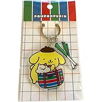 サンリオ　ポムポムプリン 台湾　湯圓　限定 コラボ　マスコット　A Amazon.co.jp: 台湾限定 ポムポムプリン キーホルダー
