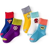 Amazon スパイダーマン 靴下 男の子ベビー 幼児用 キッズ 子供 かわいい スポーツ 通気 メッシュ 靴下 ソックス スニーカーソックス 5足 セット 男の子 女の子 黒 白 秋 冬 1 15歳 靴下 ソックス 通販