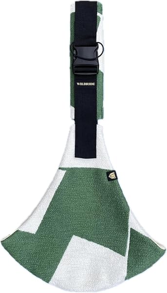 WILDRIDE Hip Seat, Shoulder Strap, Sling, Foldable, Compact, Second Carrier, Baby Sling, One-Handed Hugging, Outing, Travel, Stylish, Support, 44.1 lbs (20 kg), Import, Wildride Premium Collection, - 1