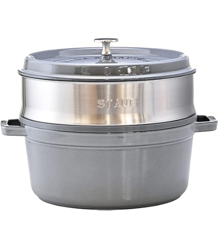 staub ピコ ココット ラウンド 26cm スチーマーセット グレー 71sSsW4zEYL._UF894,1000_QL80_.jpg