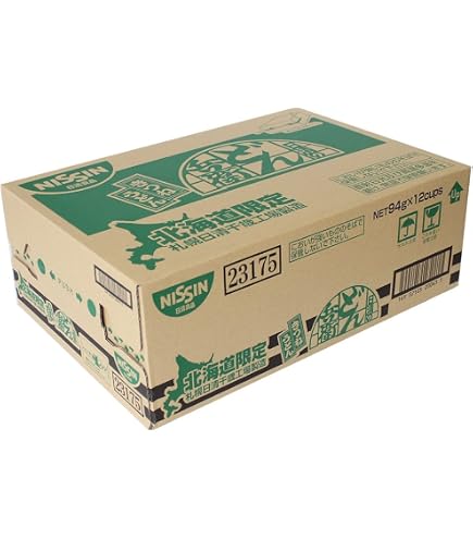 Amazon.co.jp: 日清 北のどん兵衛 天ぷらそば [北海道仕様]12個 : 食品
