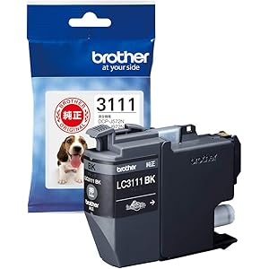 【brother純正】インクカートリッジブラック LC3111BK 対応型番:DCP-J982N、DCP-J978N、DCP-J582N、DCP-J577N、MFC-J738DN 他