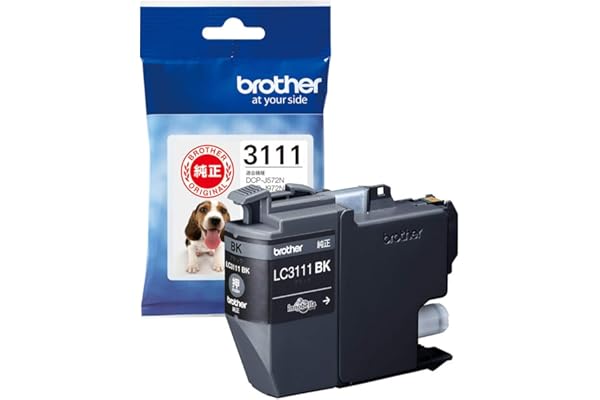 ブラザー工業 【brother純正】インクカートリッジブラック LC3111BK 対応型番:DCP-J987N、DCP-J982N、DCP-J587N、DCP-J582N、MFC-J738DN 他