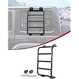 SQQP ジープ ラングラー JL 2018+Jeep Wrangler JL適用 リアドアテールラダー テールラダー クロカン ハシゴ カスタム 外装パーツ アクセサリー ブラック 梯子 外装パーツ 2018+ Aデザイン