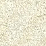 Kenneth James 2618-21320 Daraxa Paisley Wallpaper, Light Grey [並行輸入品]
