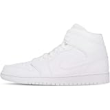 Amazon  [ナイキ] エアジョーダン 1 ミッド AIR JORDAN 1 MID white 