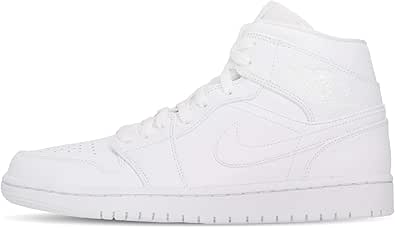 ナイキ エアジョーダン1 スニーカー Air Jordan 1 Mid ホワイト 白 130 並行輸入品 スニーカー Amazon