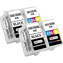 Amazon.co.jp: Canon用（BC-360XL + BC-361XL）×2 顔料【合計4本