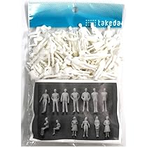 Amazon | takeda 模型 ジオラマ 人体 (人 人物 人形) 約100個入り 白