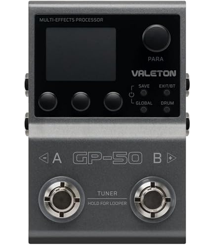 Valeton GP-50 マルチエフェクトプロセッサー Amazon.co.jp: Valeton GP-50 マルチエフェクトプロセッサー/SnapTone