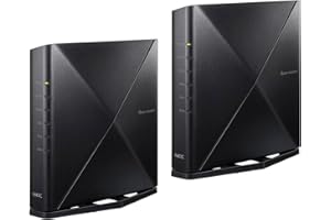 NEC Aterm 無線LAN メッシュWiFi Wi-Fi 6E ルーター 11ax PA-WX5400T6/MS ペアリング済み・すぐ使えるトライバンド 計6ストリーム (iPhone 15 Pro / 14 / 13 /Nintendo Swi