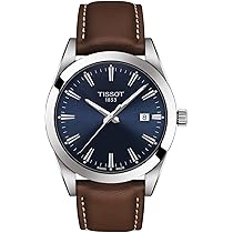 TISSOT 青文字盤 金属ベルト時計 TISSOT（ティソ）】80時間のパワーリザーブを誇るムーブメントを