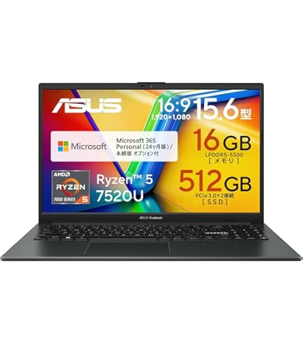 Amazon.co.jp: 【Amazon.co.jp限定】 ASUS ノートパソコン Vivobook 15