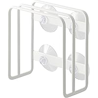 山崎実業 吸盤まな板スタンド ホワイト 約W12×D6×H12cm プレート まな板スタンド 3499