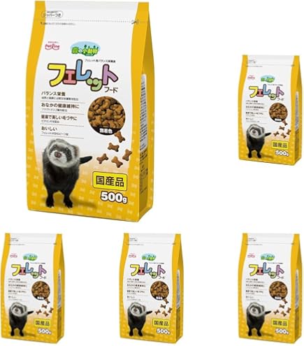 Amazon | ペットライン 森の小動物シリーズ フェレットフード 500g 3袋